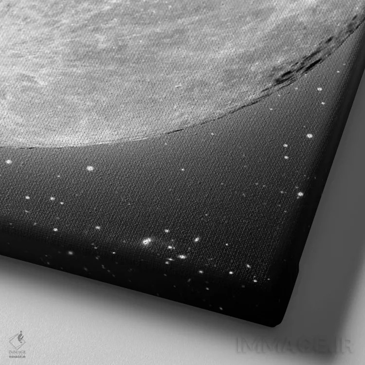 تابلو افسون ماه اثر جیسون بروک - نمای نزدیک بافت بوم