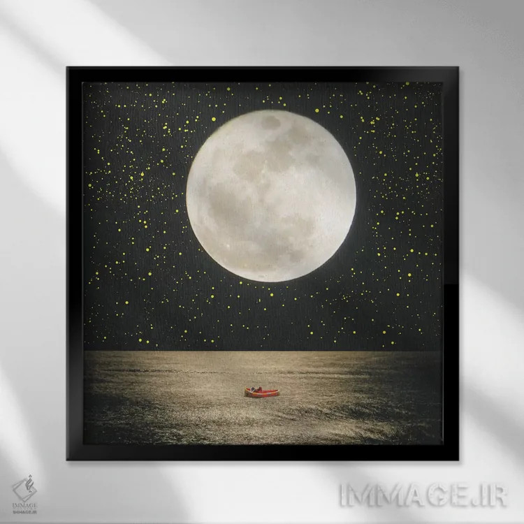 تابلو دعایی برای ژنویو اثر جیسون بروک - نمای قابدار مشکی