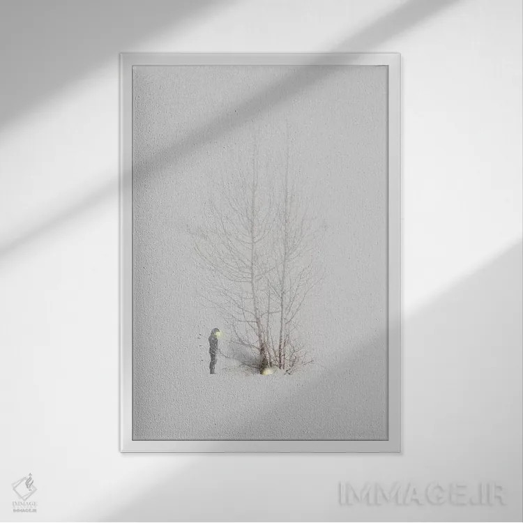 تابلو نجات سباستین اثر جیسون بروک - نمای قابدار سفید