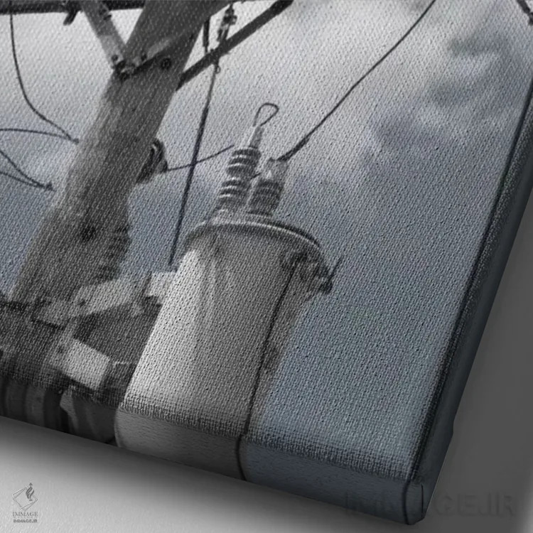 تابلو موج ناگهانی/افزایش شدید اثر جیسون بروک - نمای نزدیک بافت بوم