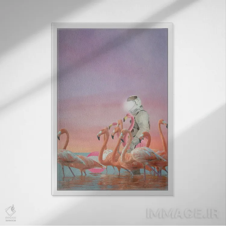 تابلو طعمه فریبنده اثر جیسون بروک - نمای قابدار سفید