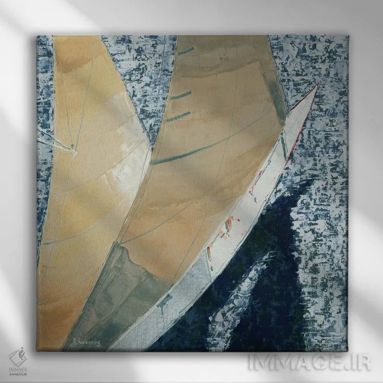 تابلو هوایی/نما از بالا اثر جان باروز - نمای روبهرو روی دیوار