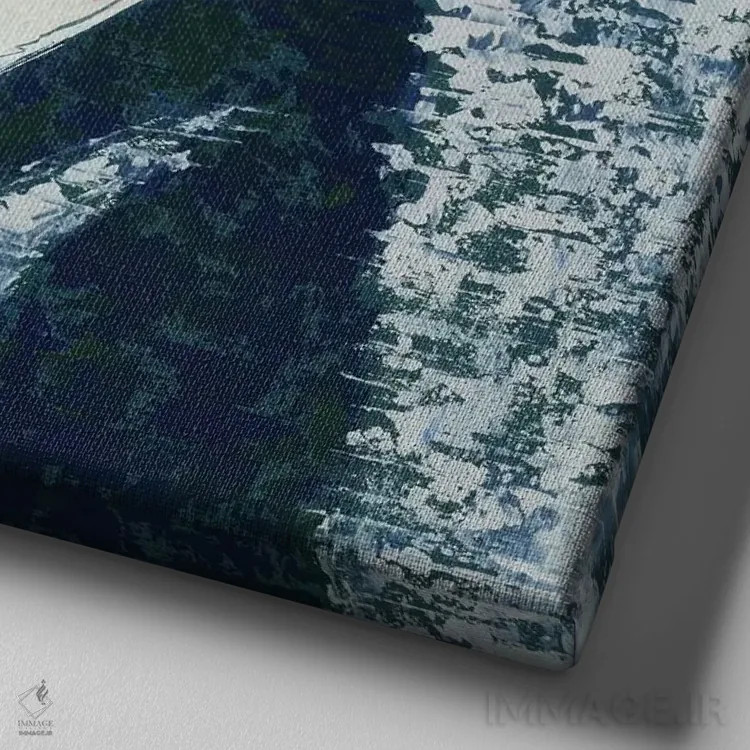 تابلو هوایی/نما از بالا اثر جان باروز - نمای نزدیک بافت بوم