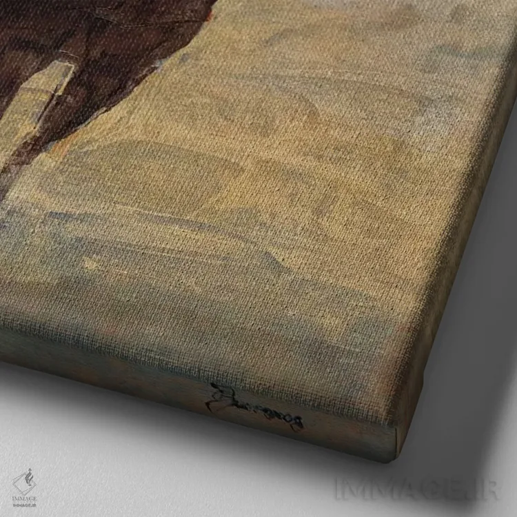 تابلو مانند باد اثر جان باروز - نمای نزدیک بافت بوم