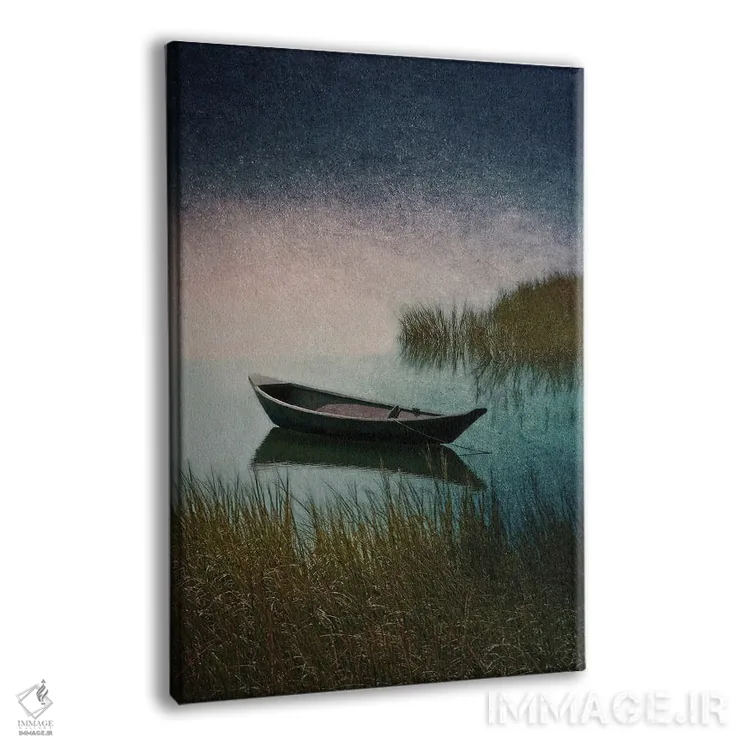 تابلو پاروزدن در مهتاب اثر بروک تی. رایان - نمای پرسپکتیو محصول