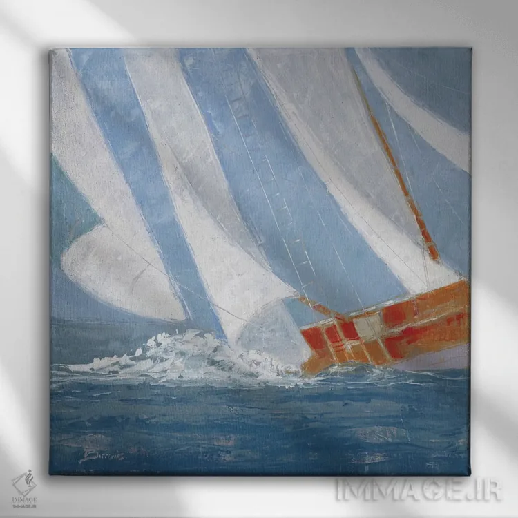 تابلو ترن هوایی اثر جان باروز - نمای روبهرو روی دیوار