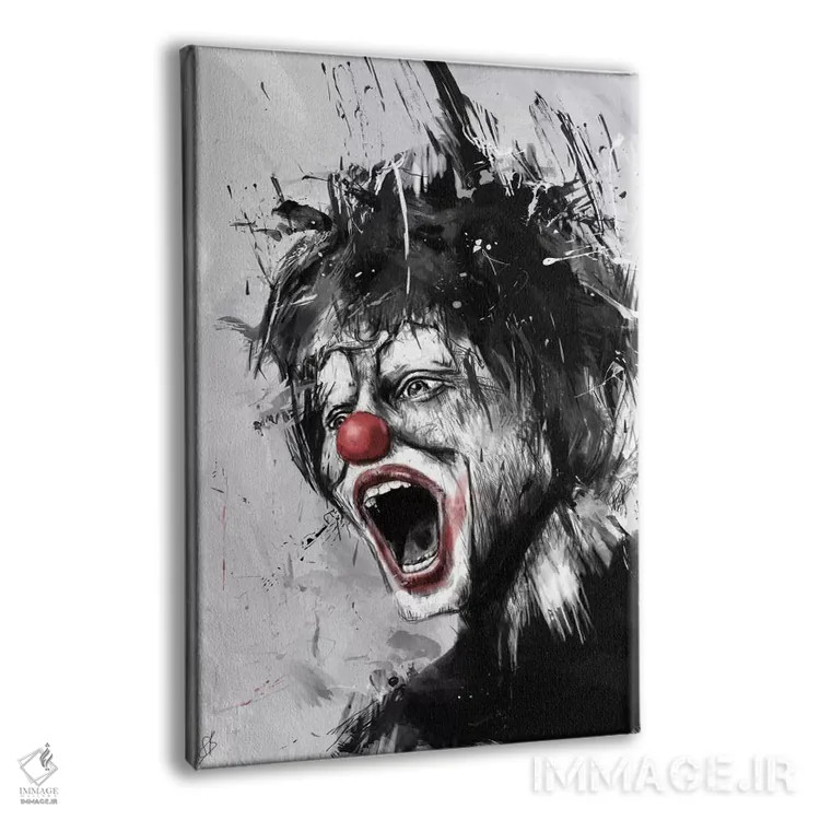 تابلو دلقک اثر بالازس شولتی - نمای پرسپکتیو محصول