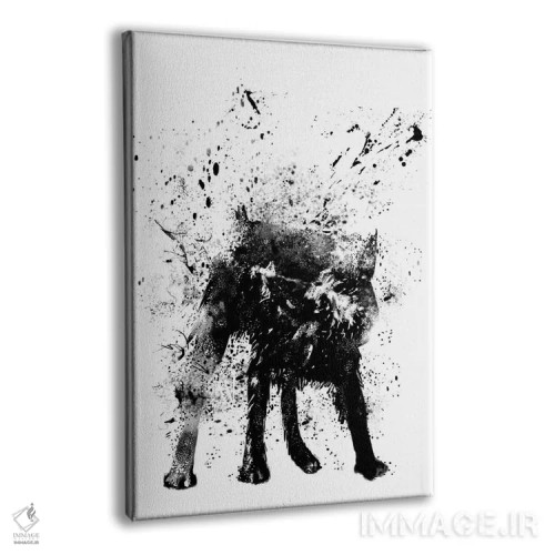 تابلو سگ خیس اثر بالازس شولتی - نمای پرسپکتیو محصول