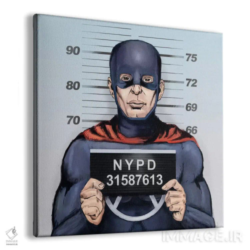 تابلو ابر قهرمان در دردسر اثر بالازس شولتی - نمای پرسپکتیو محصول