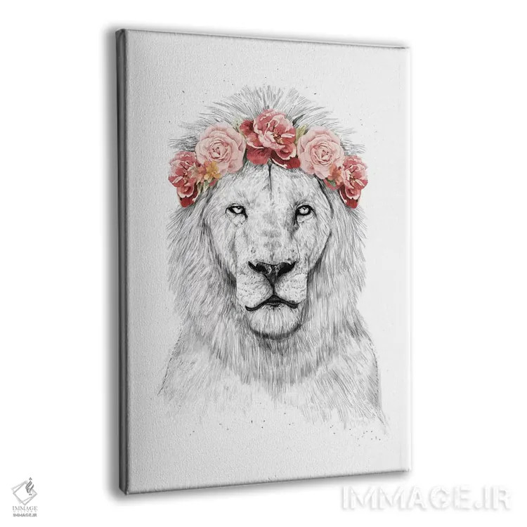 تابلو شیر جشنواره اثر بالازس شولتی - نمای پرسپکتیو محصول