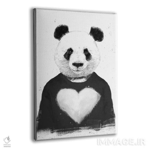 تابلو پاندای دوستداشتنی اثر بالازس شولتی - نمای پرسپکتیو محصول