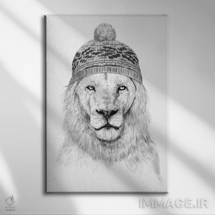 تابلو زمستان در راه است ۱ اثر بالازس شولتی - نمای روبهرو روی دیوار