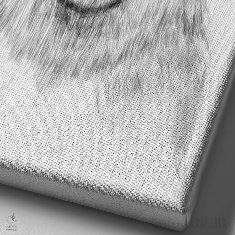 تابلو زمستان در راه است ۱ اثر بالازس شولتی - نمای نزدیک بافت بوم