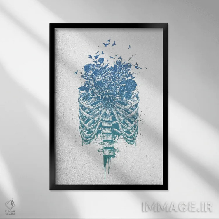 تابلو زندگی نو اثر بالازس شولتی - نمای قابدار مشکی