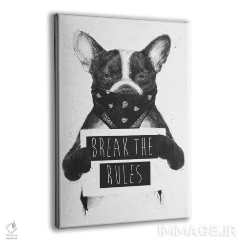 تابلو سگ یاغی اثر بالازس شولتی - نمای پرسپکتیو محصول