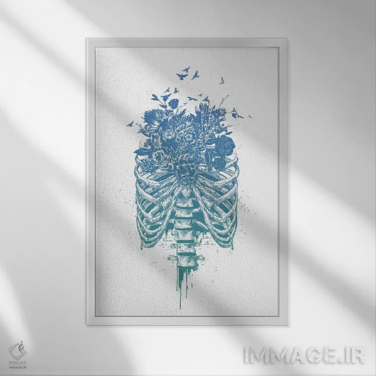 تابلو زندگی نو اثر بالازس شولتی - نمای قابدار سفید