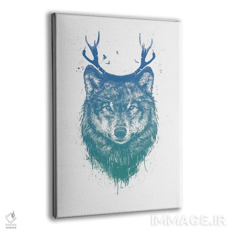 تابلو من گوزن تو هستم اثر بالازس شولتی - نمای پرسپکتیو محصول