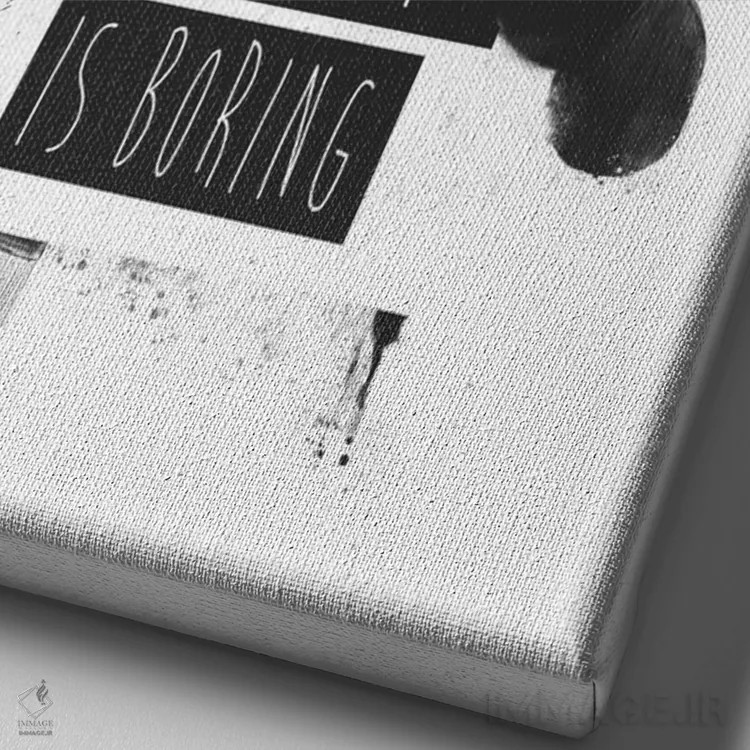 تابلو زمستان کسلکننده است اثر بالازس شولتی - نمای نزدیک بافت بوم