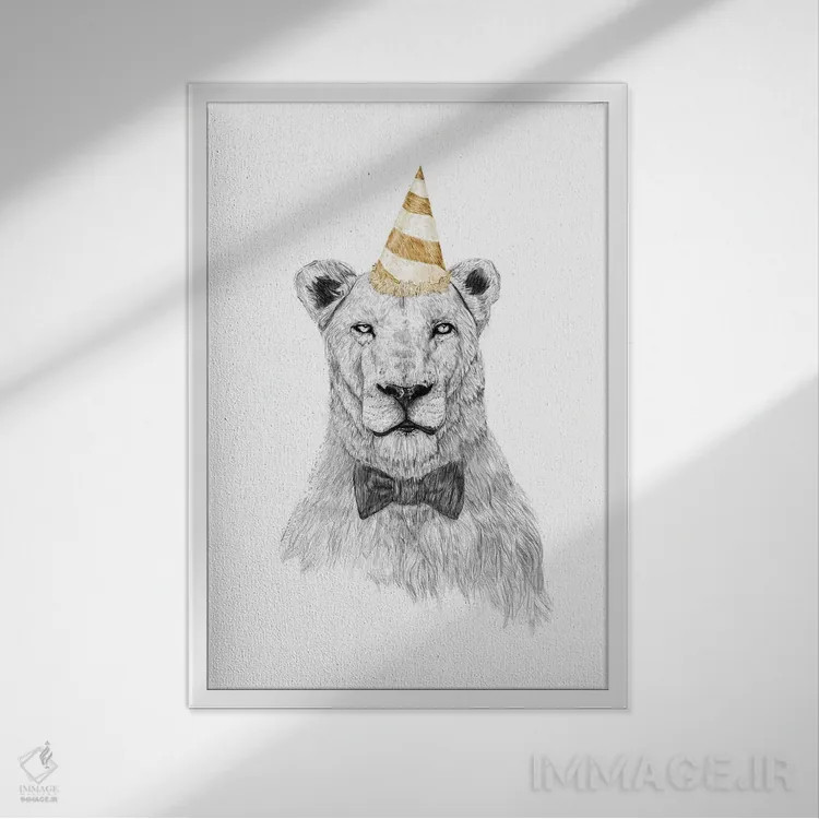 تابلو مهمانی را آغاز کن اثر بالازس شولتی - نمای قابدار سفید