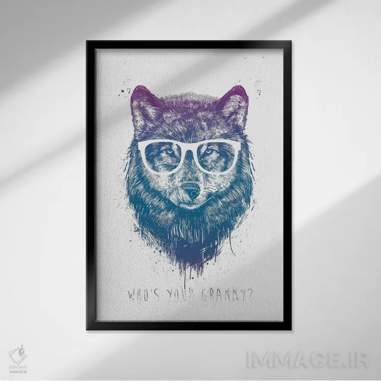 تابلو مادربزرگت کیه؟ اثر بالازس شولتی - نمای قابدار مشکی