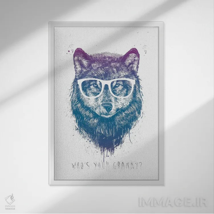 تابلو مادربزرگت کیه؟ اثر بالازس شولتی - نمای قابدار سفید