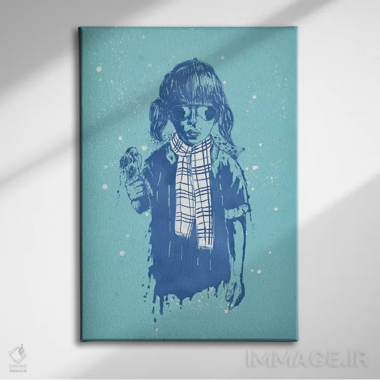 تابلو زمستانه اثر بالازس شولتی - نمای روبهرو روی دیوار