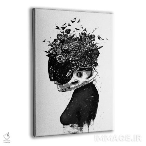 تابلو دختر دورگه اثر بالازس شولتی - نمای پرسپکتیو محصول