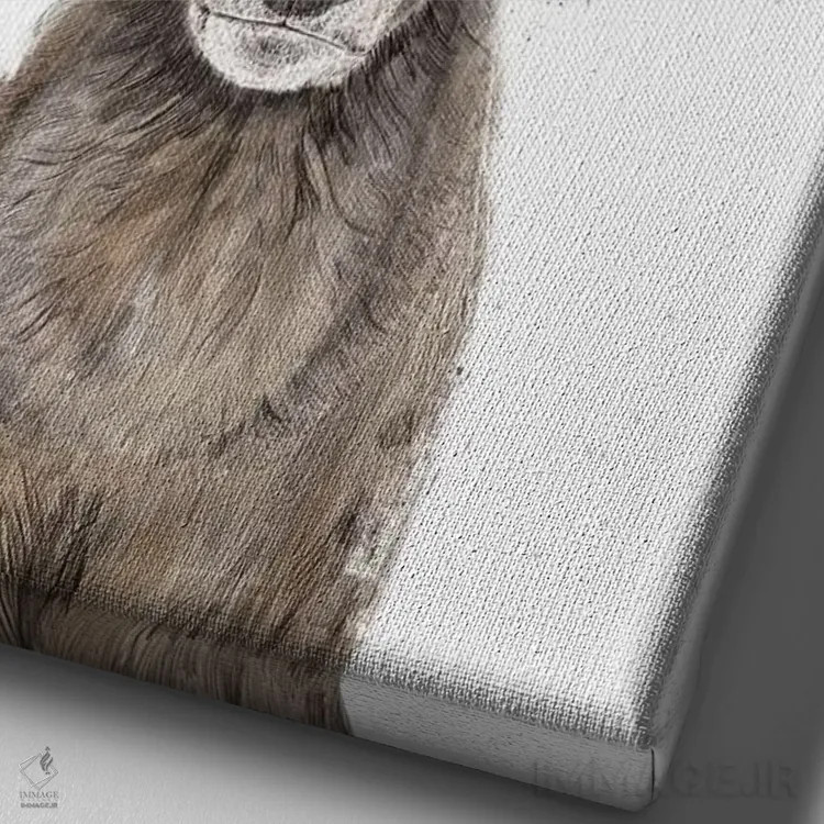 تابلو بیا بیرون برویم اثر بالازس شولتی - نمای نزدیک بافت بوم