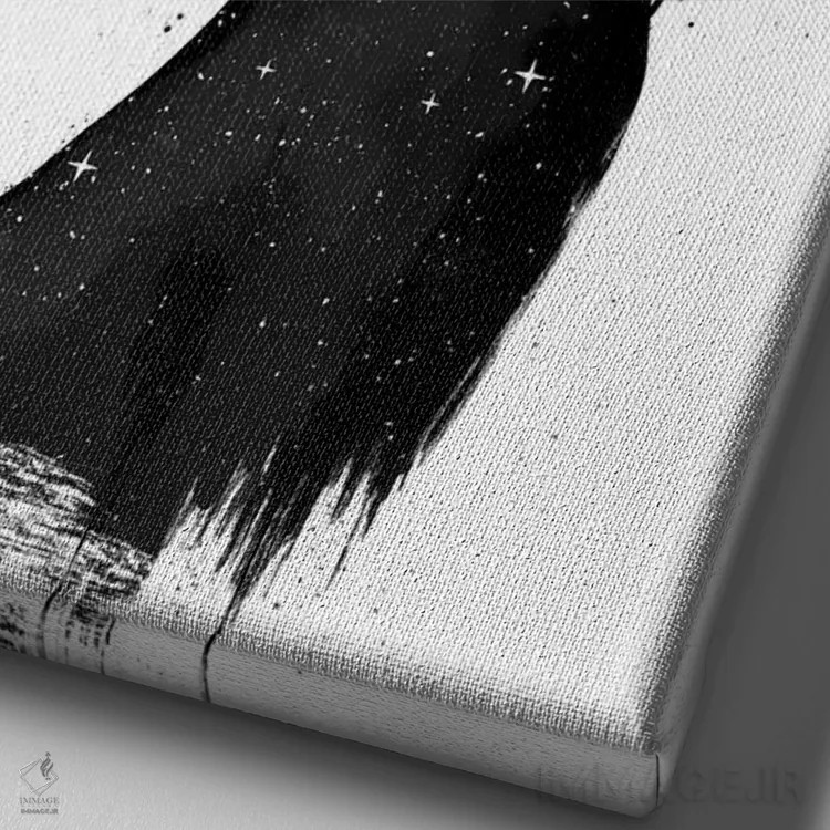 تابلو دختر دورگه اثر بالازس شولتی - نمای نزدیک بافت بوم