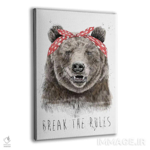 تابلو قانونشکنی کن (رنگی) اثر بالازس شولتی - نمای پرسپکتیو محصول