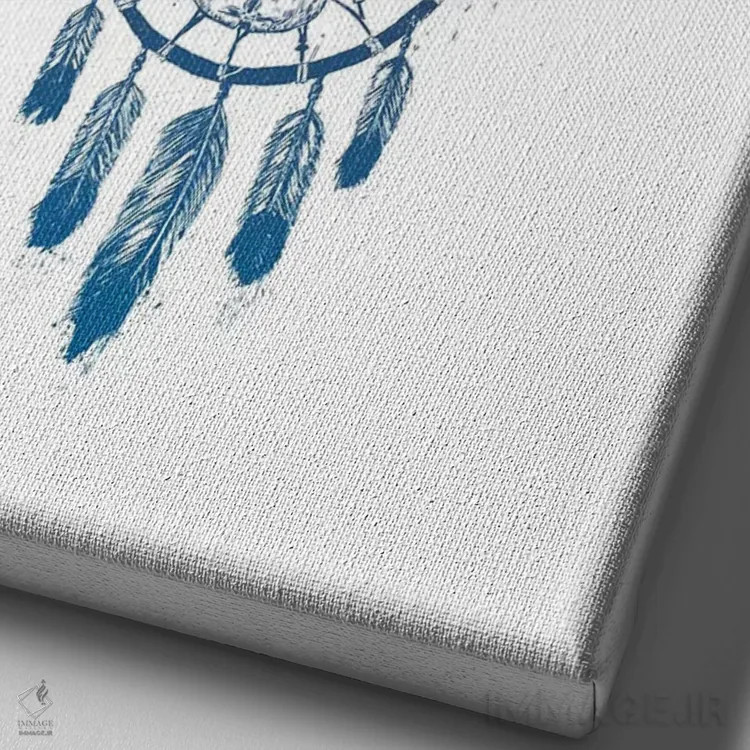 تابلو خواب زیبا به رنگی اثر بالازس شولتی - نمای نزدیک بافت بوم