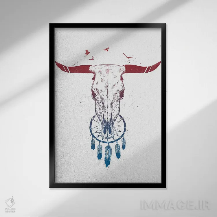 تابلو خواب زیبا به رنگی اثر بالازس شولتی - نمای قابدار مشکی