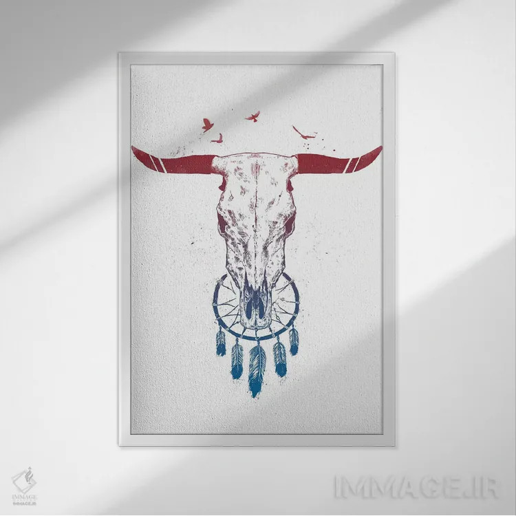 تابلو خواب زیبا به رنگی اثر بالازس شولتی - نمای قابدار سفید