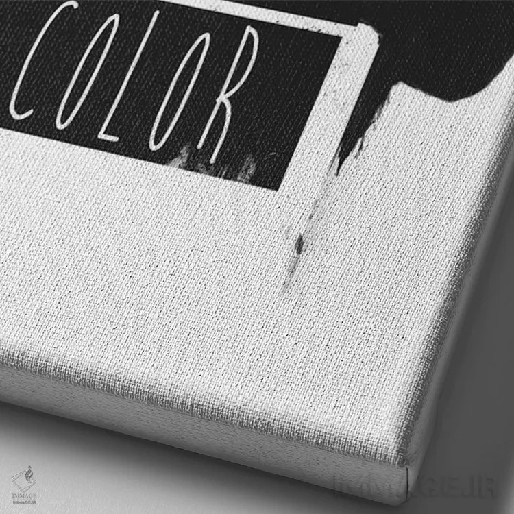 تابلو من به رنگ نیاز دارم اثر بالازس شولتی - نمای نزدیک بافت بوم