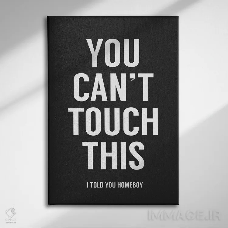 تابلو نمیتوانی به این دست بزنی اثر بالازس شولتی - نمای روبهرو روی دیوار