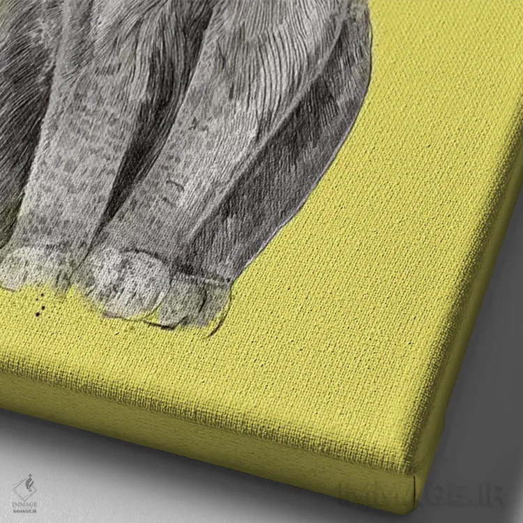 تابلو سلام تابستان اثر بالازس شولتی - نمای نزدیک بافت بوم