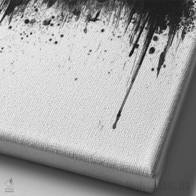 تابلو خونسرد باش اثر بالازس شولتی - نمای نزدیک بافت بوم