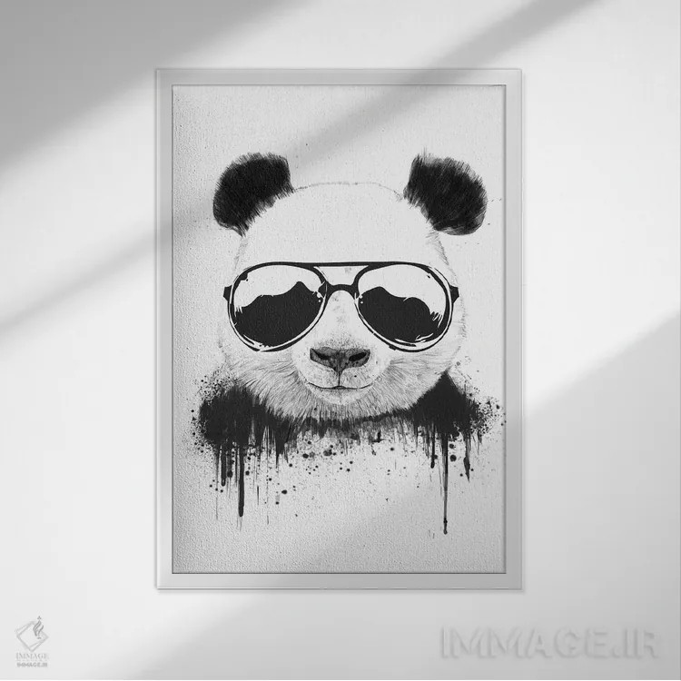 تابلو خونسرد باش اثر بالازس شولتی - نمای قابدار سفید