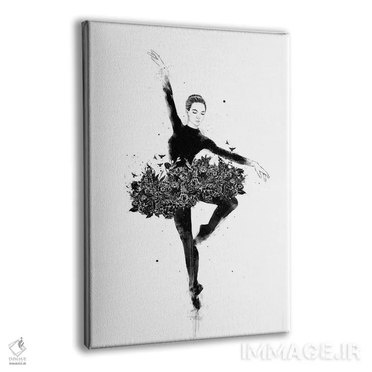 تابلو رقص گلها اثر بالازس شولتی - نمای پرسپکتیو محصول