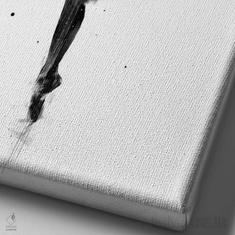 تابلو رقص گلها اثر بالازس شولتی - نمای نزدیک بافت بوم