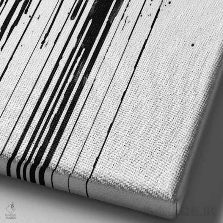 تابلو عشق مرده اثر بالازس شولتی - نمای نزدیک بافت بوم