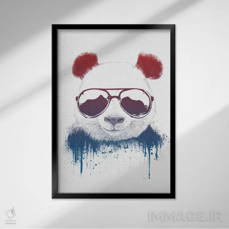 تابلو خونسرد باش ۲ اثر بالازس شولتی - نمای قابدار مشکی