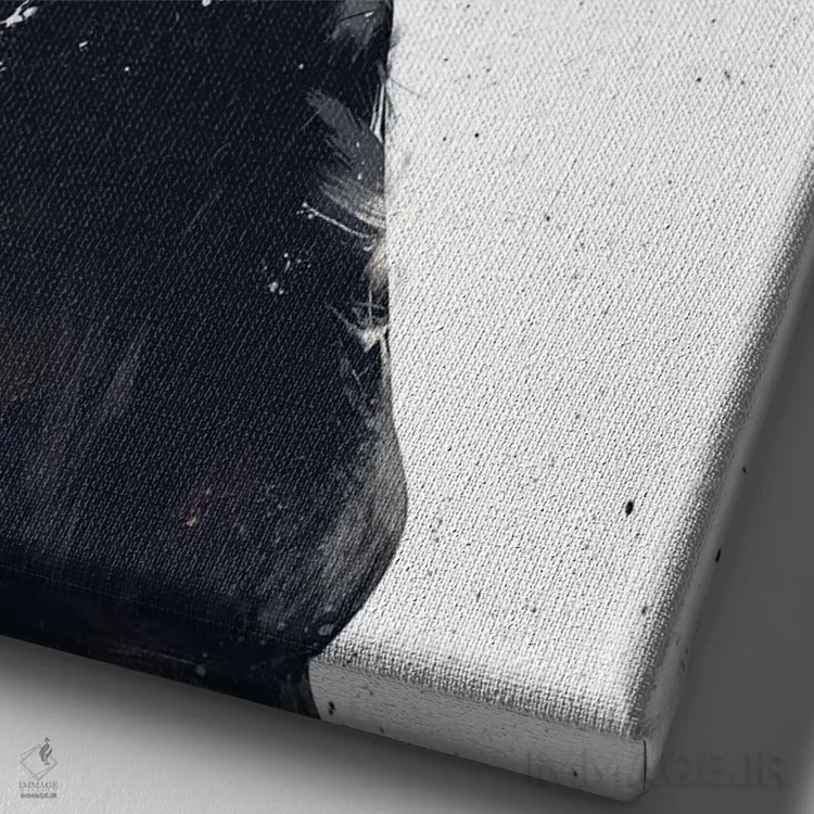 تابلو بازگشت به خانه اثر بالازس شولتی - نمای نزدیک بافت بوم