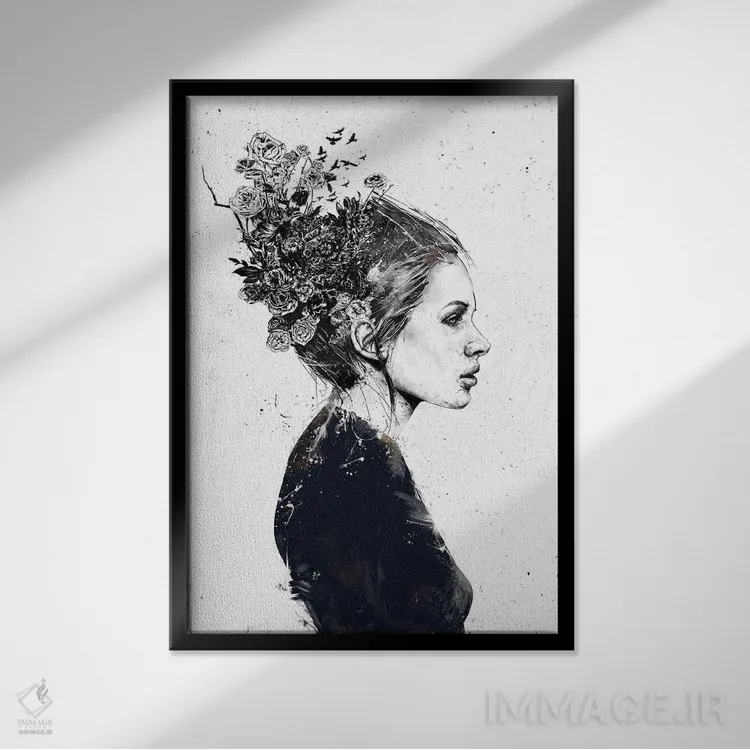 تابلو بازگشت به خانه اثر بالازس شولتی - نمای قابدار مشکی