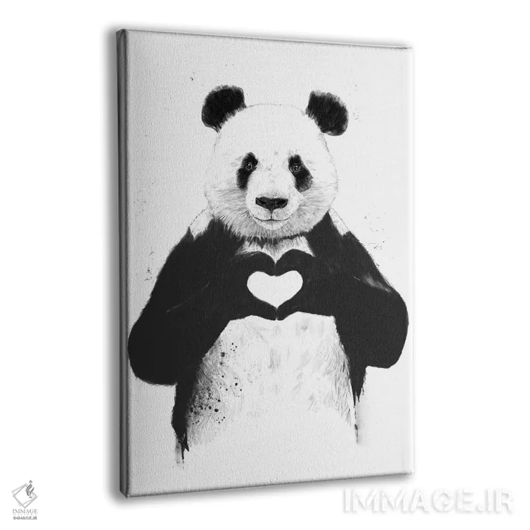 تابلو تنها چیزی که نیاز داری عشق است اثر بالازس شولتی - نمای پرسپکتیو محصول