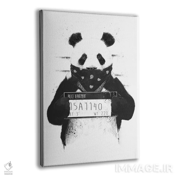 تابلو پاندای بد اثر بالازس شولتی - نمای پرسپکتیو محصول