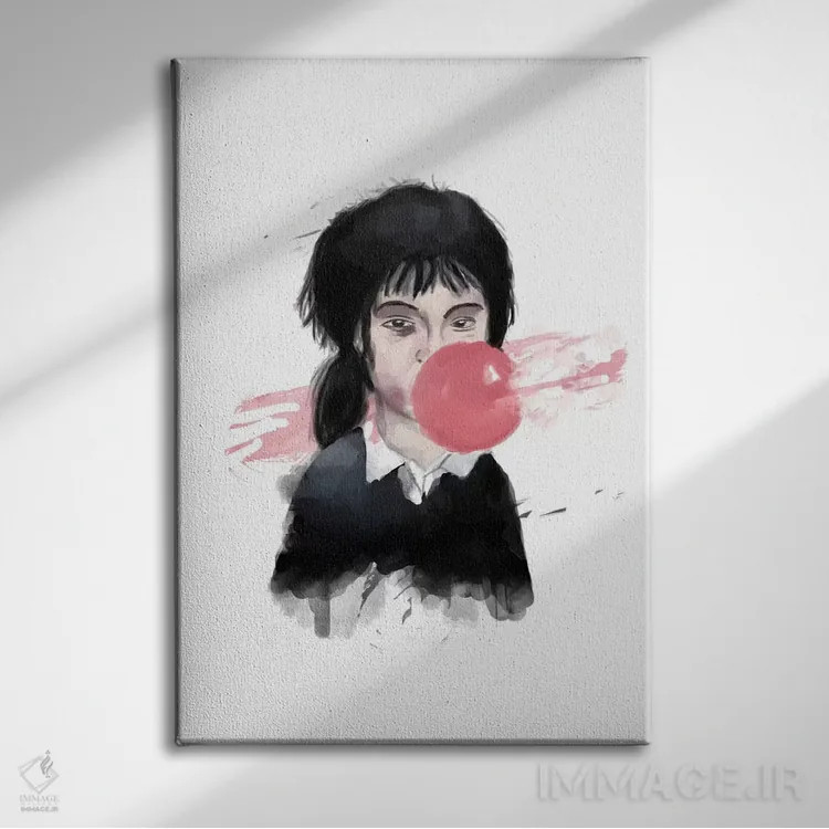 تابلو بادکنک اثر بالازس شولتی - نمای روبهرو روی دیوار