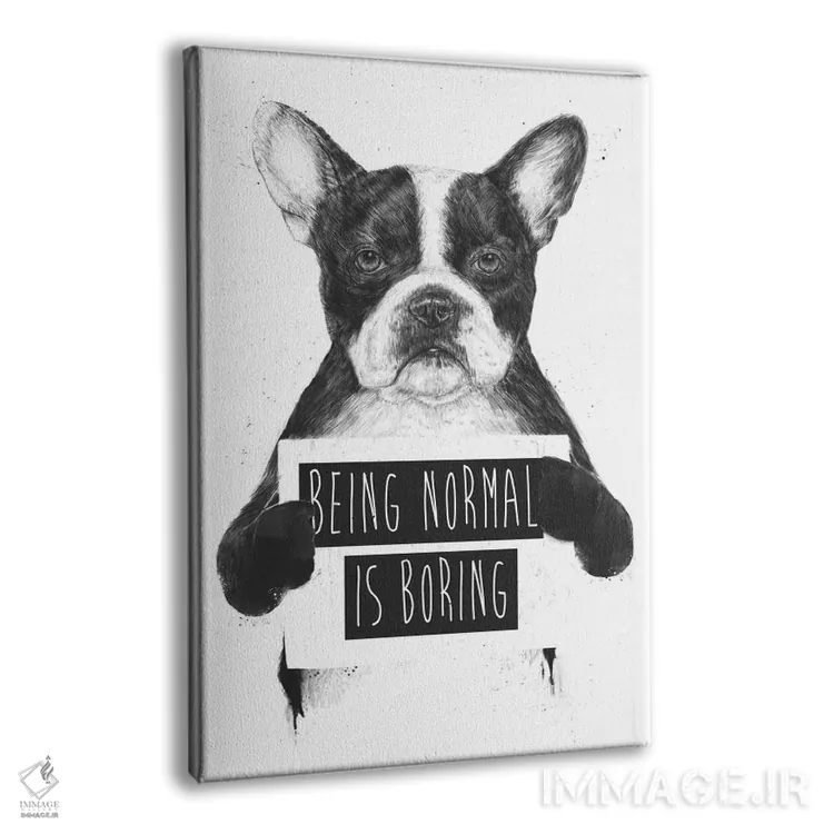 تابلو عادی بودن خستهکننده است اثر بالازس شولتی - نمای پرسپکتیو محصول