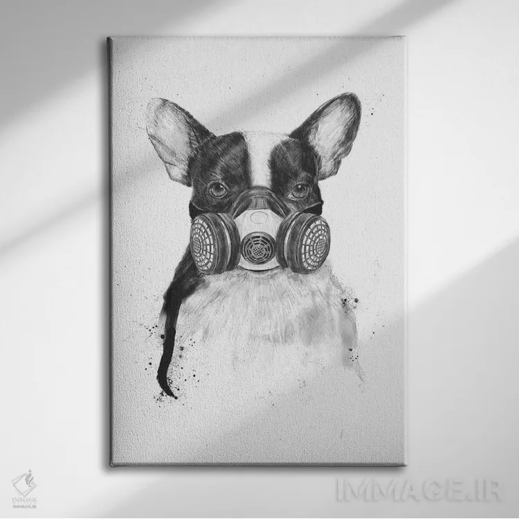 تابلو زندگی در شهر بزرگ اثر بالازس شولتی - نمای روبهرو روی دیوار