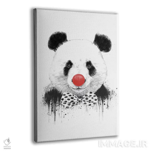 تابلو پاندای دلقک اثر بالازس شولتی - نمای پرسپکتیو محصول